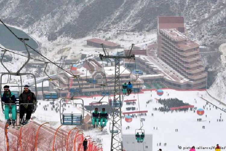 Resor Ski Masikryong di Masik, Korea Utara