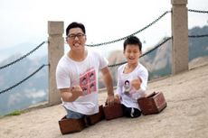 Bocah 11 Tahun Tanpa Kaki Berhasil Taklukkan Gunung di China