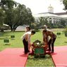 Jokowi dan Presiden Filipina Tanam Pohon Kayu Ulin di Istana Bogor