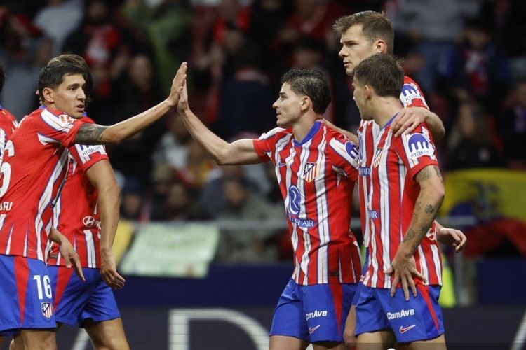 Hasil Atletico Madrid Vs Real Valladolid 4-2: Julian Alvarez Bikin 2 Gol Penalti