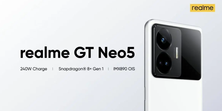 Tampilan belakang Realme GT Neo 5