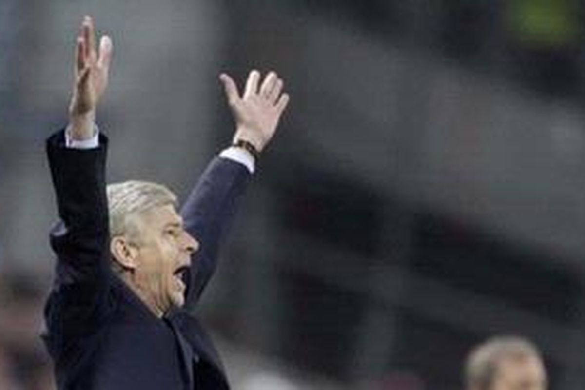 Manajer Arsenal, Arsene Wenger.