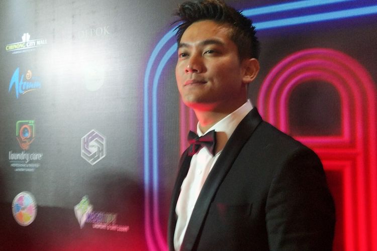 Artis peran yang juga pembawa acara Boy William dalam gala premiere film Laundry Show di Plaza Senayan, Jakarta Pusat, Kamis (31/1/2019).