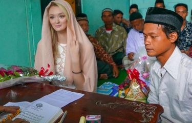 Viral Foto Pria asal Magelang Nikahi Bule Inggris, Ini Faktanya