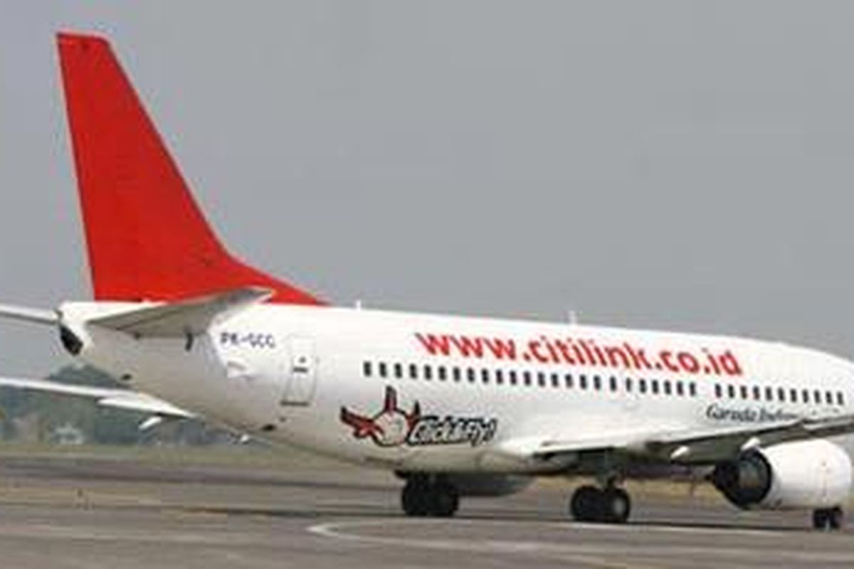 Salah satu pesawat Citilink.