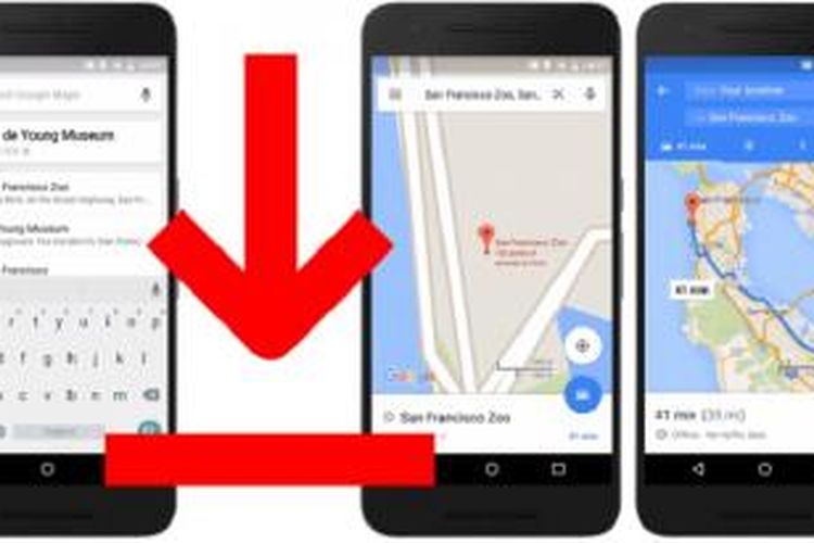 Google Maps kini bisa diakses offline