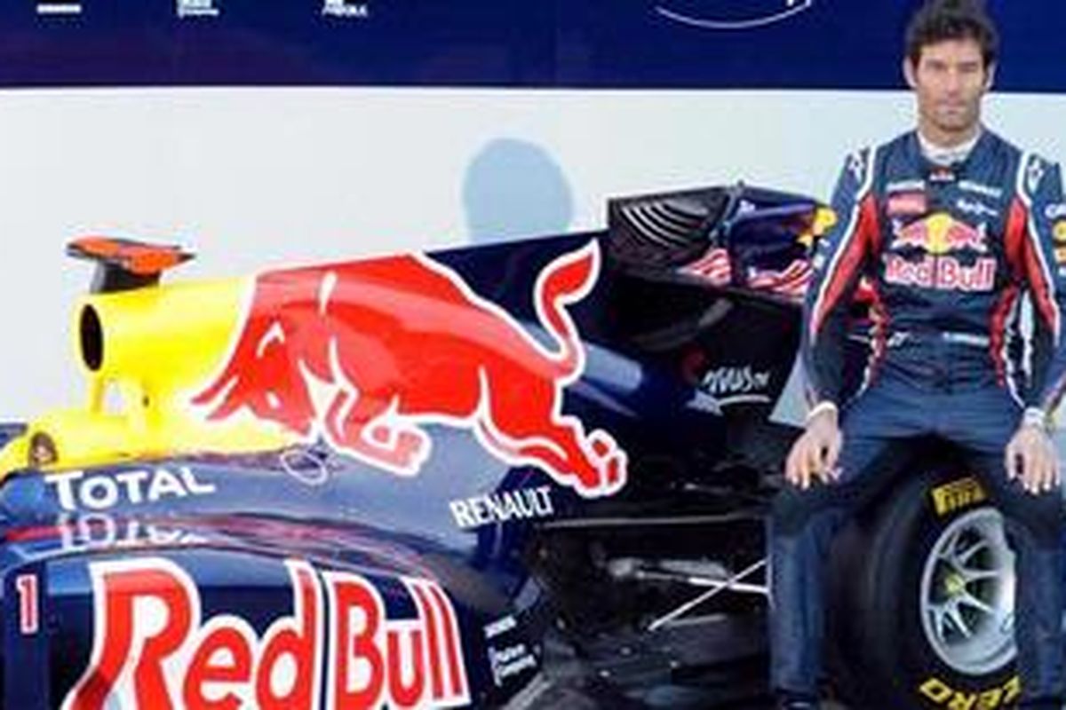 Pebalap Red Bull Racing, Mark Webber.