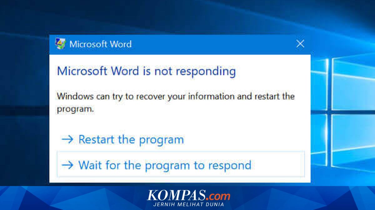 4 Cara Mengatasi Microsoft Word Not Responding