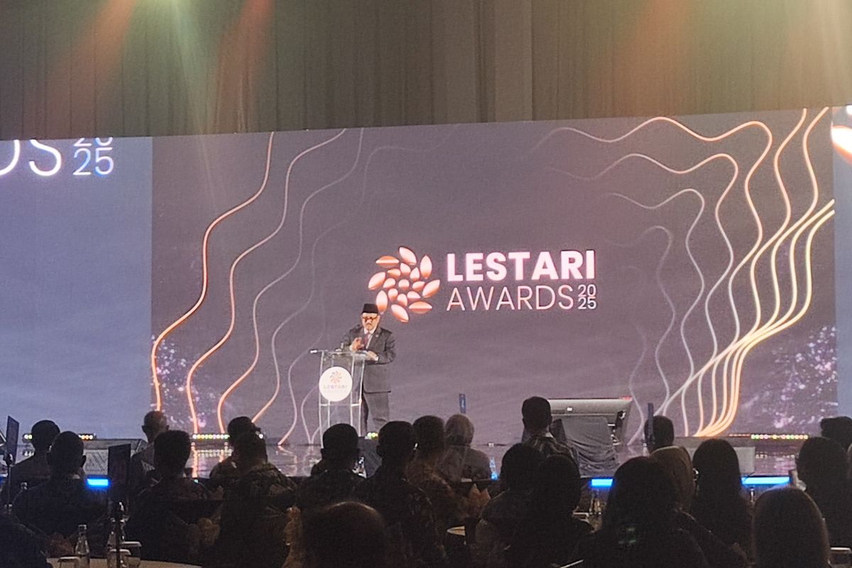 Rachmat Pambudy dalam pembukaan Lestari Awards 2025.