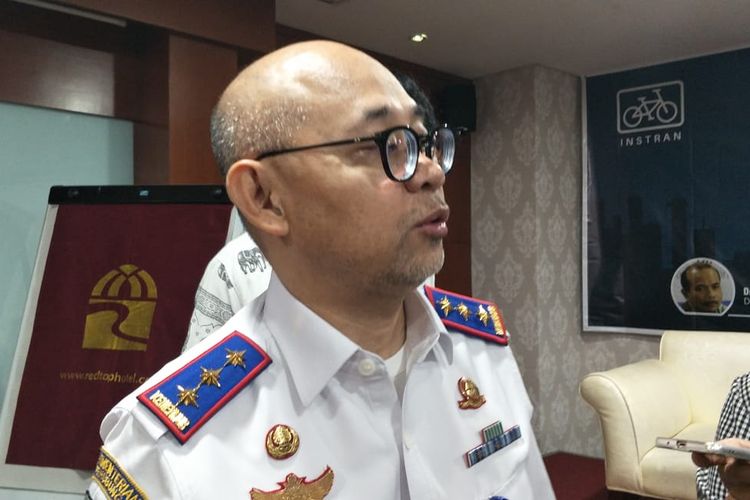Kepala BPTJ, Bambang Prihartono, di Hotel Red Top, Jalan Pecenongan, Jakarta Pusat, Kamis (14/11/2019).