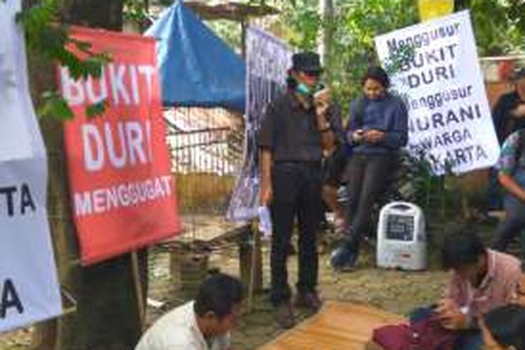 Pernyataan sikap bersama terkait penggusuran Bukit Duri pada Rabu (28/9/2016).