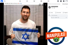 INFOGRAFIK: Muncul Hoaks Messi Memegang Bendera Israel, Simak Faktanya