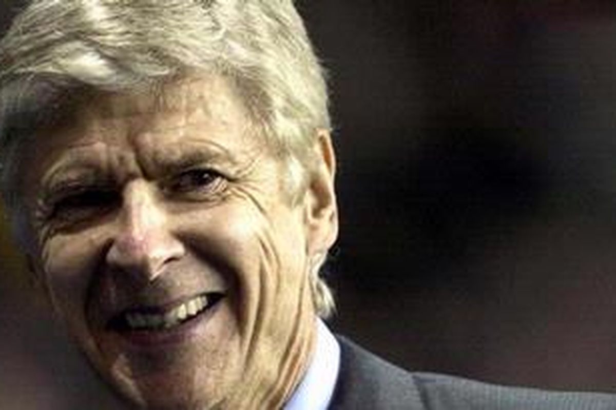 Pelatih Arsenal, Arsene Wenger.