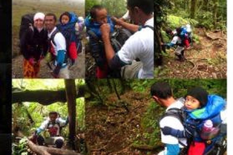 Bisa jadi, keputusan saya dan suami adalah kontroversial, yaitu mengajak anak kami sejak usia 2.5 tahun naik gunung, bahkan di musim hujan sekalipun. Sebagian yang tidak mengenal kami secara dekat mencibir, bahkan tak jarang, mengatakan kami orang tua egois, sementara sebagian lainnya bilang salut dan mendukung. 