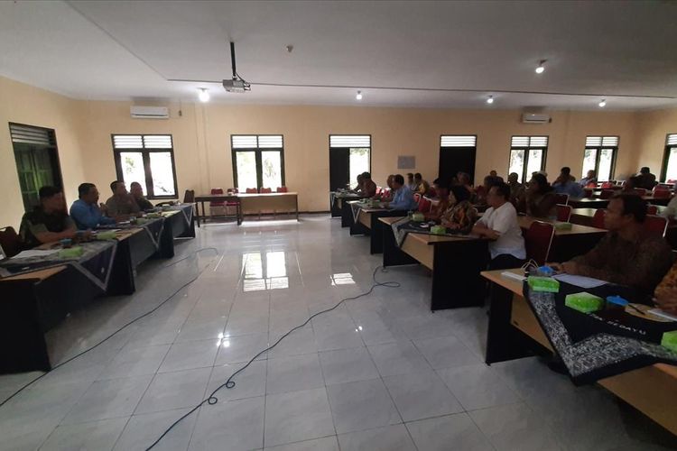 Mediasi Terkait Pendirian Tempat Ibadah di Kantor Kecamatan Sedayu, Bantul Selasa (9/7/2019)