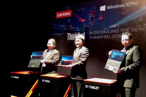 Lenovo Boyong Trio Laptop ThinkPad X1 ke Indonesia