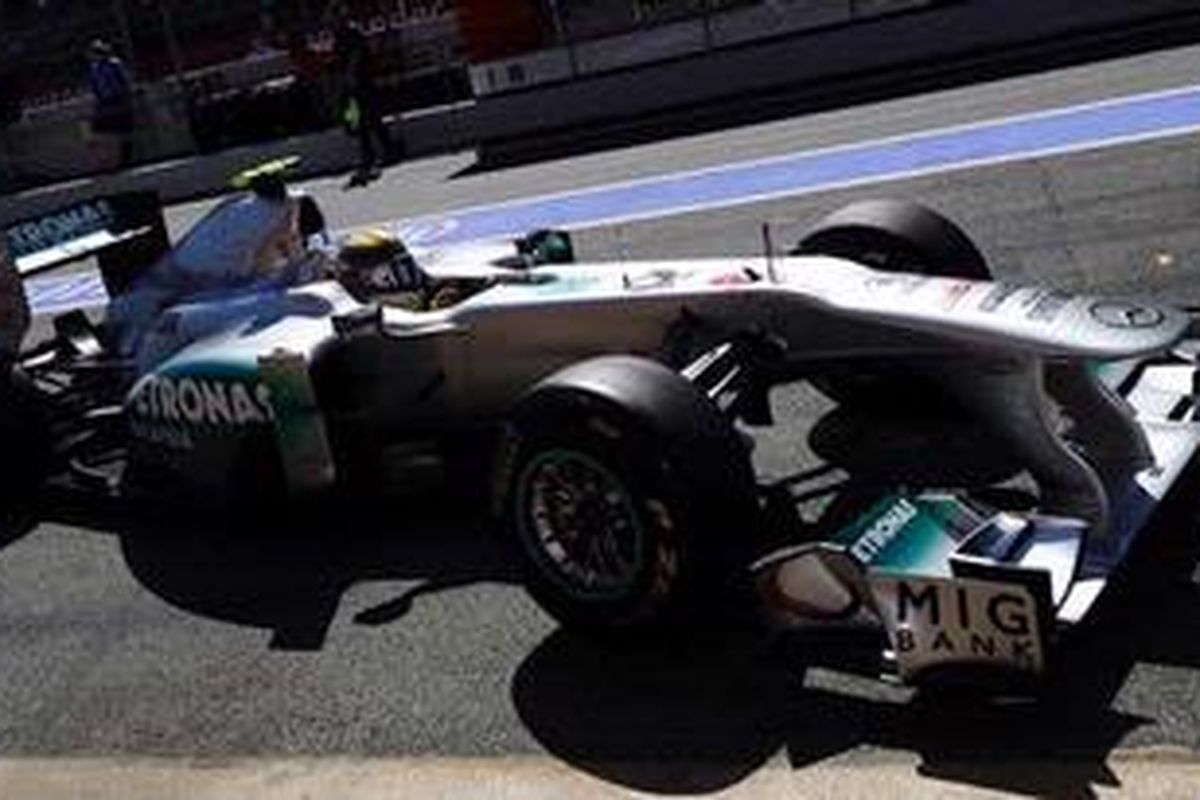 Pebalap Mercedes GP, Nico Rosberg.