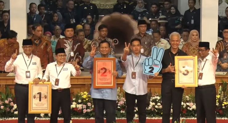 Survei LSI Denny JA: Anies-Muhaimin 22 Persen, Prabowo-Gibran 50,7 Persen, Ganjar-Mahfud 19,7 Persen