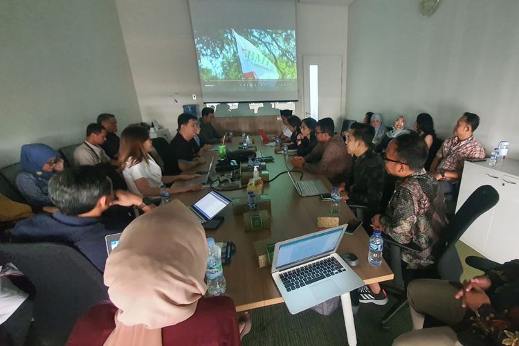 Diskusi dan Bedah Program Percepatan Penurunan Stunting dan Penghapusan Kemiskinan Ekstrem di Indonesia yang diadakan Gerakan Kemitraan Dunia Usaha, di Menara Kompas, Jakarta (3/8/2023).