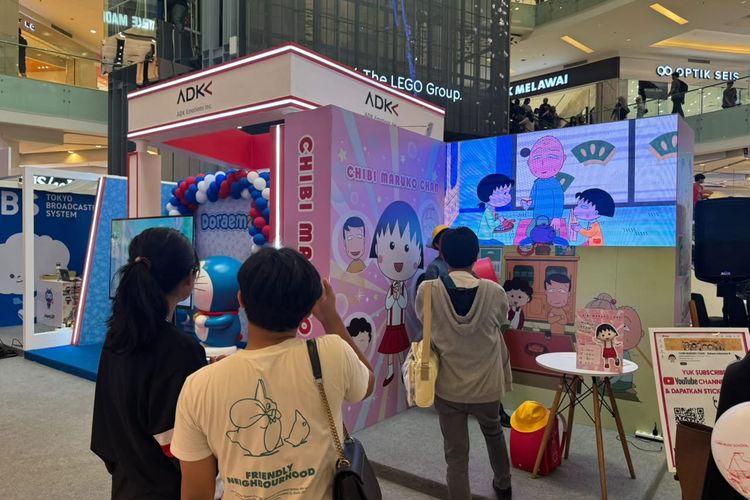 Salah satu booth di Merah Merah Anime Japan di Gandaria City Mall, Jakarta Selatan, Sabtu (3052026).