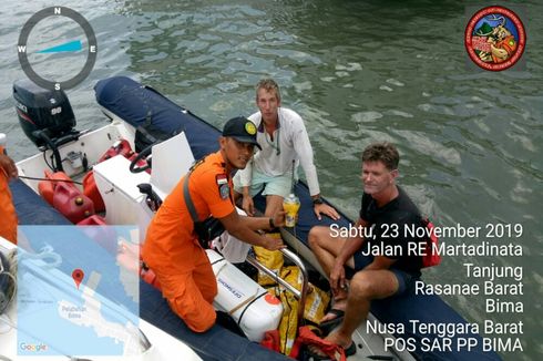 Kapal Pesiar Malaysia Tenggelam di Perairan Sangeang, 4 WNA Selamat