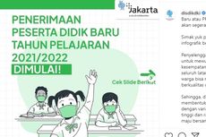 Jadwal dan Kriteria PPDB DKI Jakarta 2021 Jalur Zonasi SD, SMP, SMA