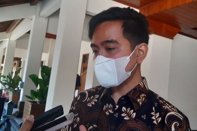 Wali Kota Solo Gibran Rakabuming Raka di Balai Kota Solo, Jawa Tengah, Selasa (24/5/2022).