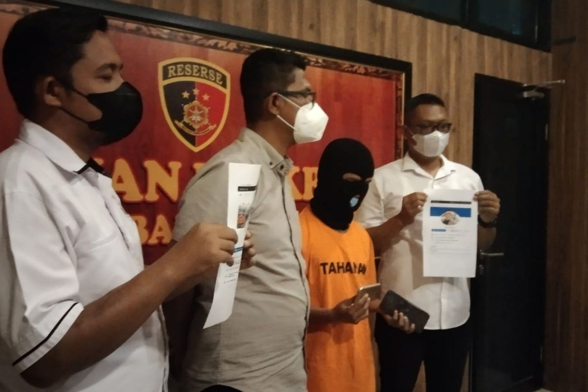 Tersangka pemerasan bermodus mengaku sebagai anggota Brimob Lampung.