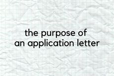 Tujuan Application Letter