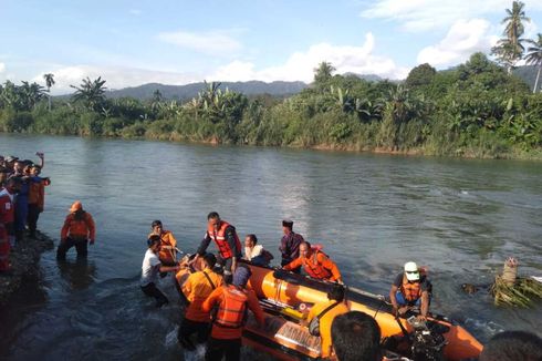 1 Pelajar yang Hanyut Saat Berswafoto di Pinggir Sungai Ditemukan Tewas