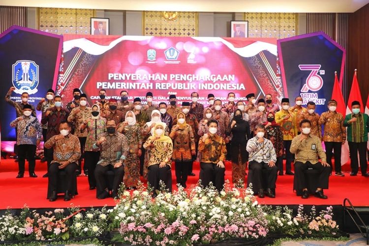 Kabupaten Kediri berhasil mendapatkan penghargaan WTP selama 5 tahun berturut-turut.