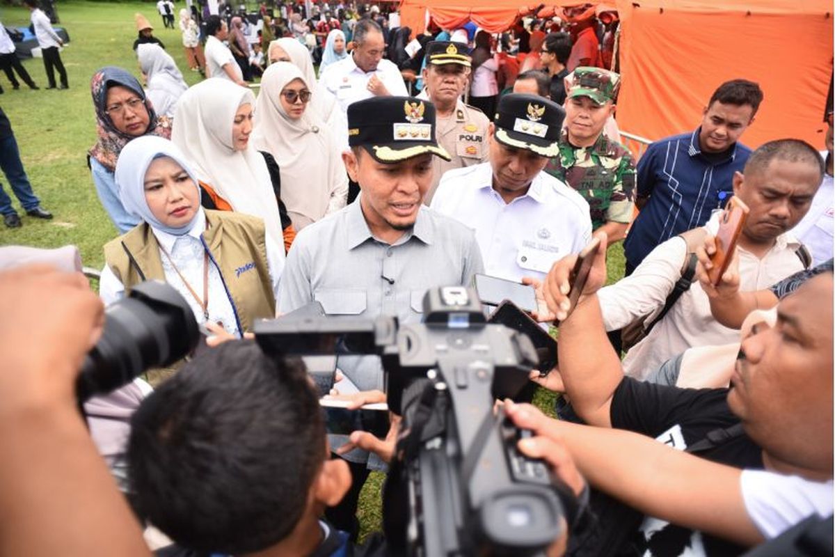 Tingkat kepuasan warga terhadap kepemimpinan Wali Kota Agung capai 77,12 persen.