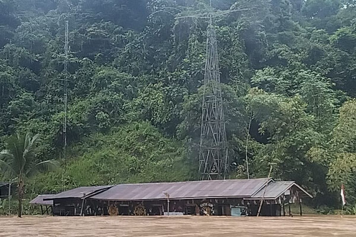 Banjir Kiriman Malaysia Datang Dini Hari, 10 Desa di Nunukan Terendam