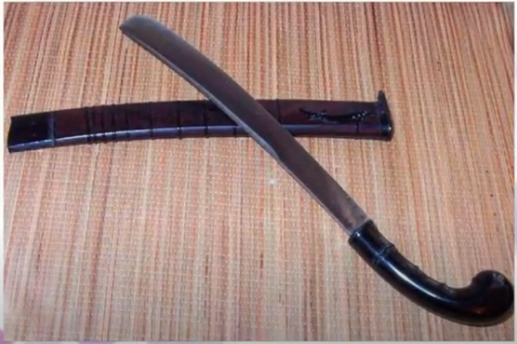 [Tangkapan Layar] senjata tradisional Wamilo, Gorontalo