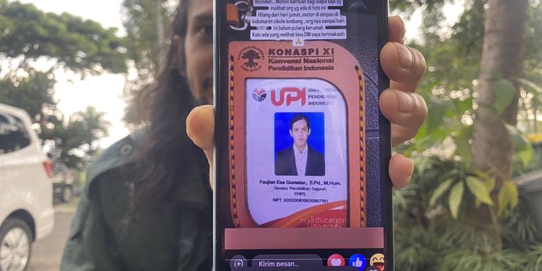 Dosen UPI Sempat Hilang, Faujian Gumilar Akhirnya Pulang