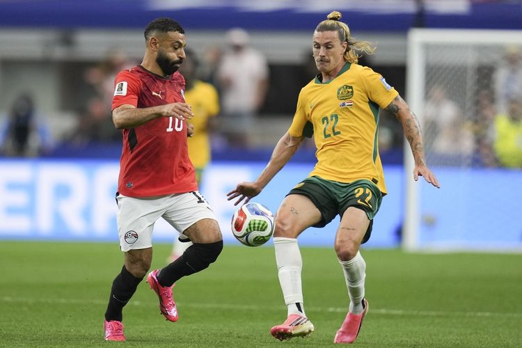 Hasil HT Extra Time Australia Vs Mesir 1-1: Moh Salah Buang Peluang Emas, Laga Masih Buntu