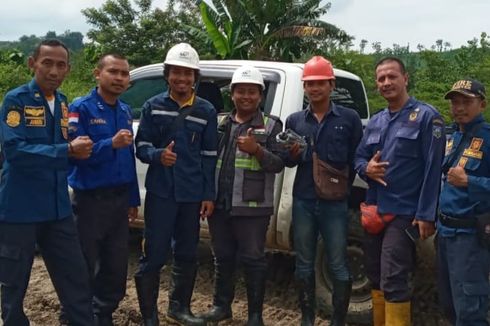 Drone Jatuh Saat Pantauan Udara Proyek Bendungan Jragun, Tim Damkar Turun Tangan