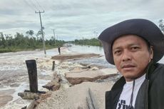 Jembatan Rusak Setelah Diterjang Banjir, Warga 2 Desa di Natuna Terisolasi
