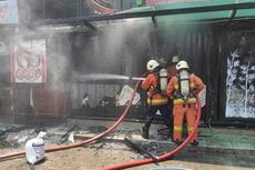 Bermula Tabung Elpiji Meledak, Kedai Makanan Cepat Saji di Surabaya Terbakar