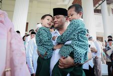 Wujud Kesehajaan, Ahmad Luthfi Lebaran Bersama Anak Panti dan Komunitas Disabilitas