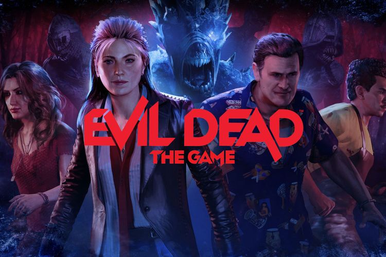 Ilustrasi poster game Evil Dead: The Game.