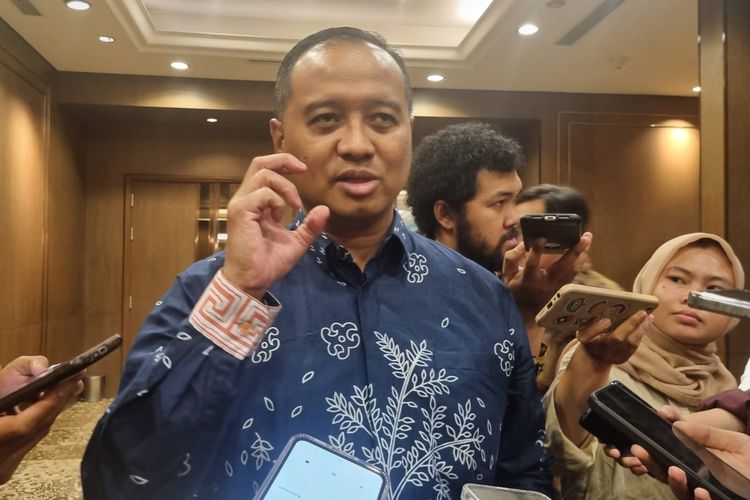 Deputi Bidang Pendanaan dan Investasi OIKN Agung Wicaksono saat ditemui di Hotel Ayana Midplaza, Jakarta, Kamis (7/3/2024).