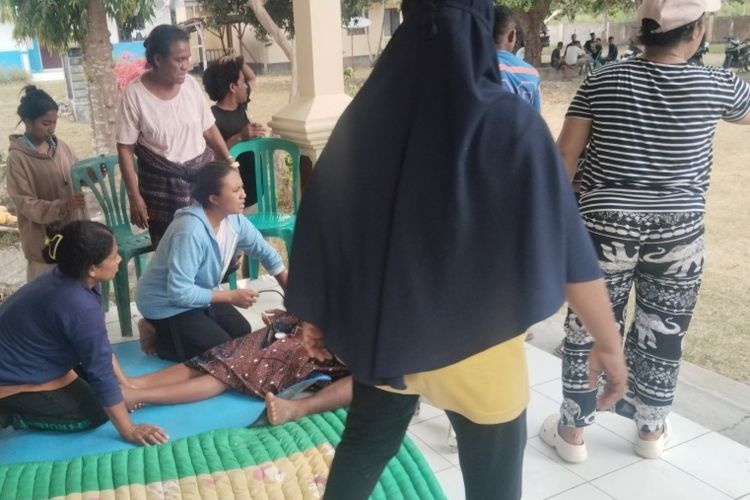 Gempa M 7,7 NTT, Ibu Hamil Warga Ende Melahirkan di Teras Kantor Camat