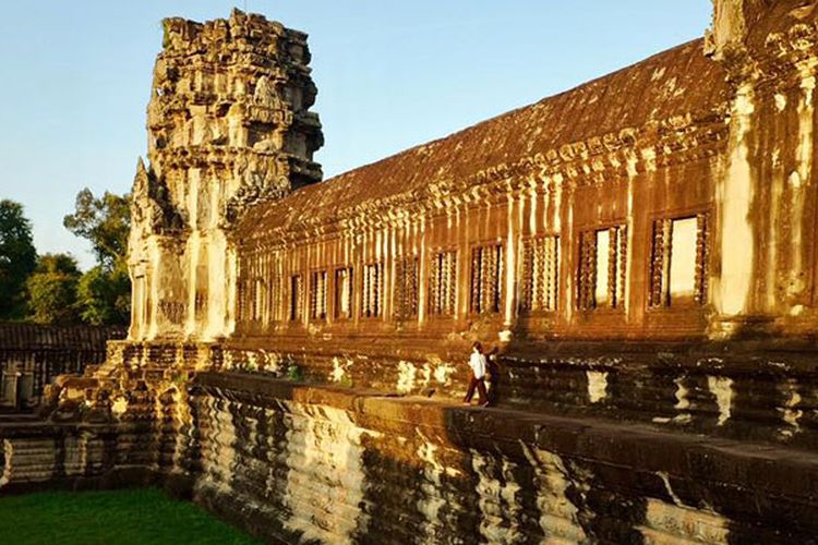 Kuil Angkor Wat di Kamboja.
