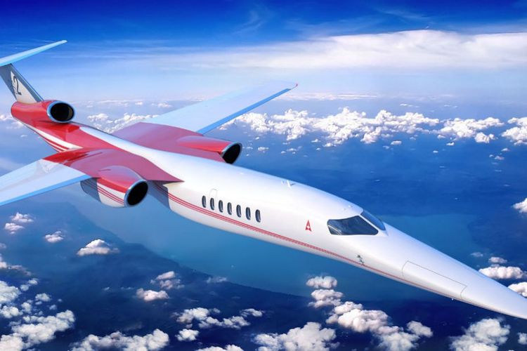 Konsep pesawat jet pribadi yang dikembangkan Aerion.