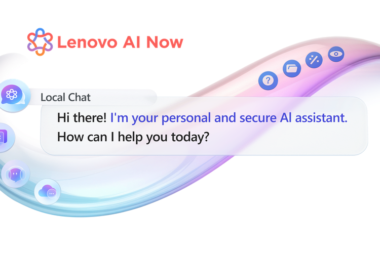 Fitur Lenovo AI Now Local Chat.