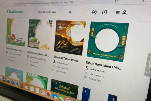 65 Link Download Twibbon Tahun Baru Islam 1 Muharam 2022 dan Cara Pakainya