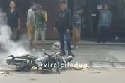 Motor Thunder Terbakar Usai Isi BBM di SPBU Tangerang, Diduga Tangki Kepenuhan