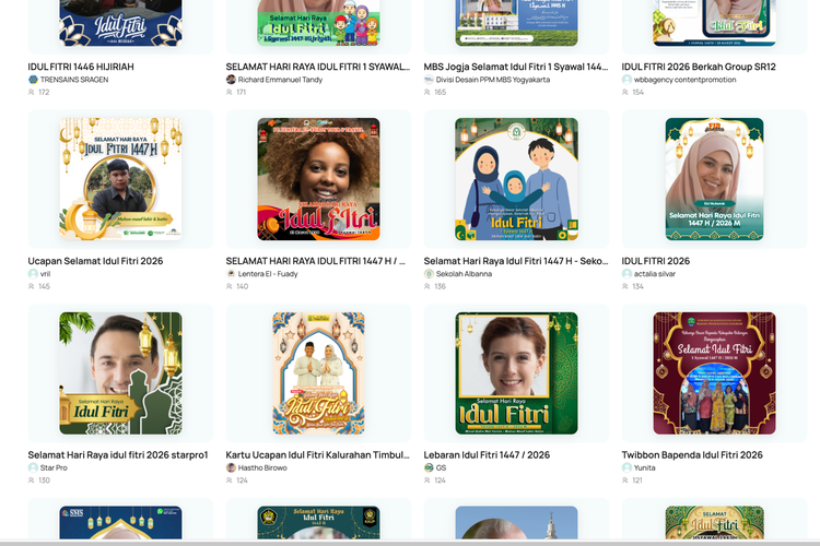 50 Link Download Twibbon Lebaran 2026 Gratis untuk WhatsApp dan Instagram