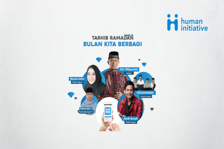 Welcoming the holy month of Ramadan, Human Initiative launched a donation program titled ?Bukber?, Monday (5/4/2021).